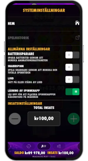 Systeminställningar