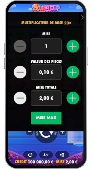 Choisir votre mise